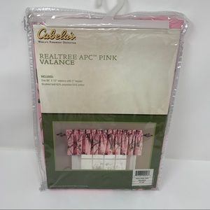 Cabela's Realtree Apc Pink 15" x 88" Valance Pink Camouflage Camo